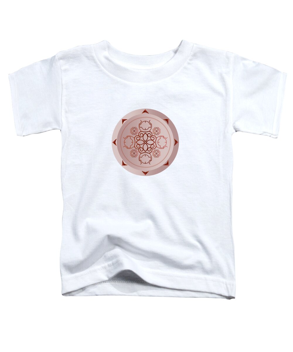 Modern Toddler T-Shirt featuring the digital art Kuklos No 4385 #1 by Alan Bennington