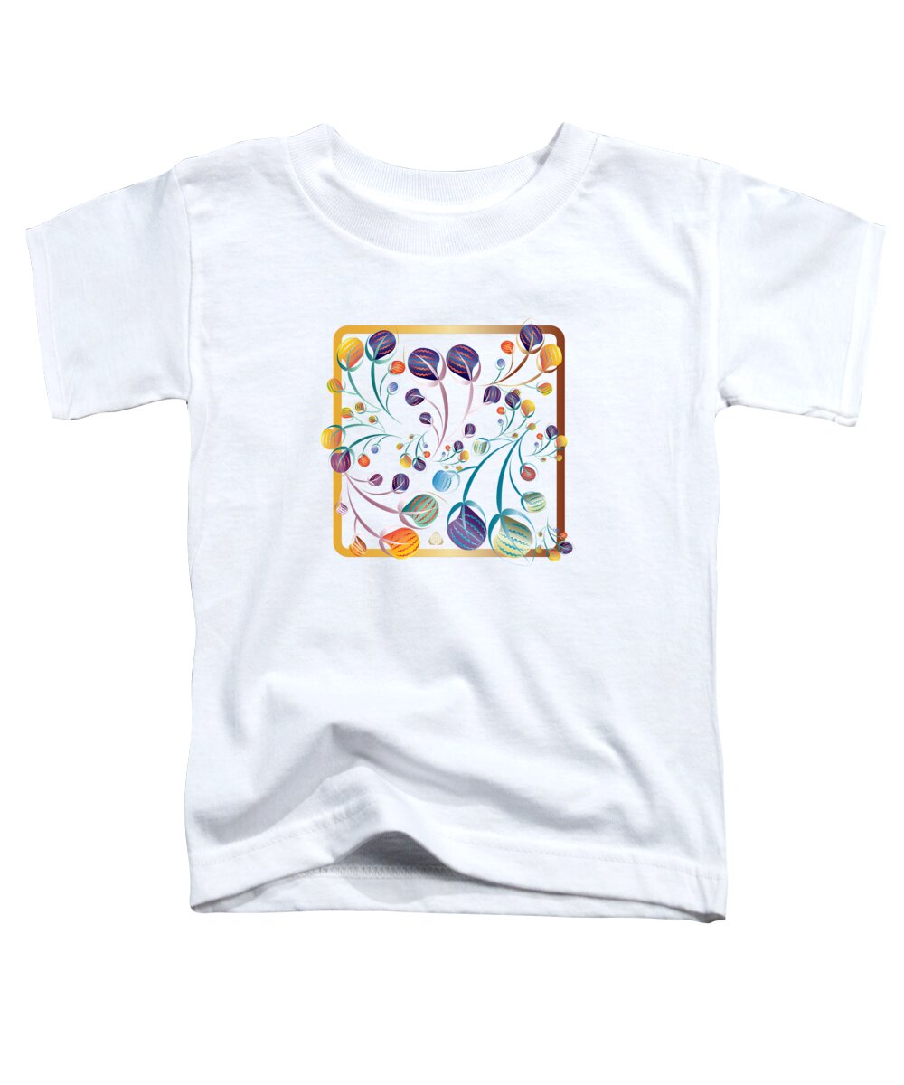 Modern Toddler T-Shirt featuring the digital art Kuklos No 4407 #1 by Alan Bennington