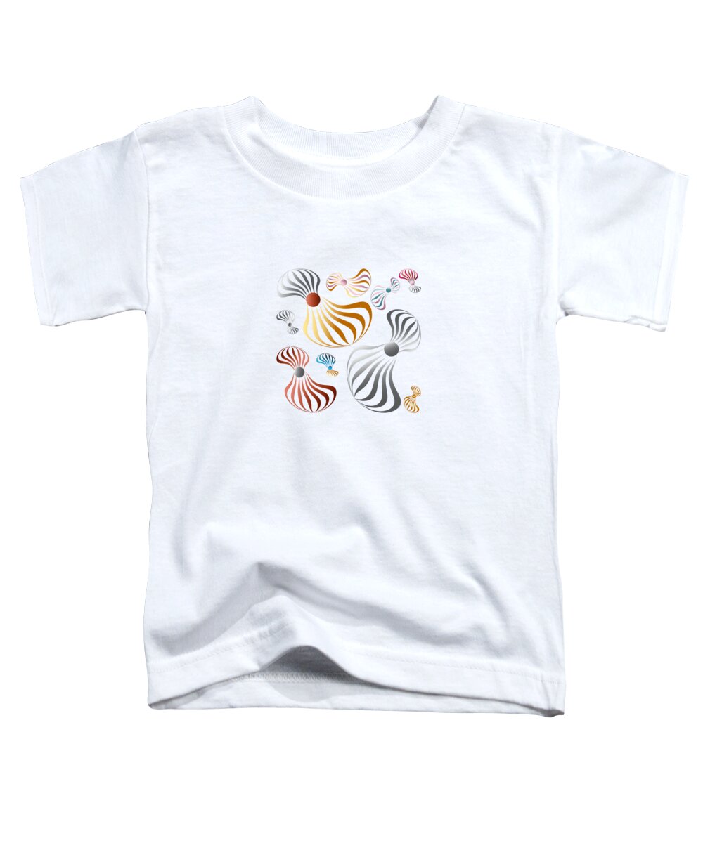 Modern Toddler T-Shirt featuring the digital art Kuklos No 4411 #1 by Alan Bennington