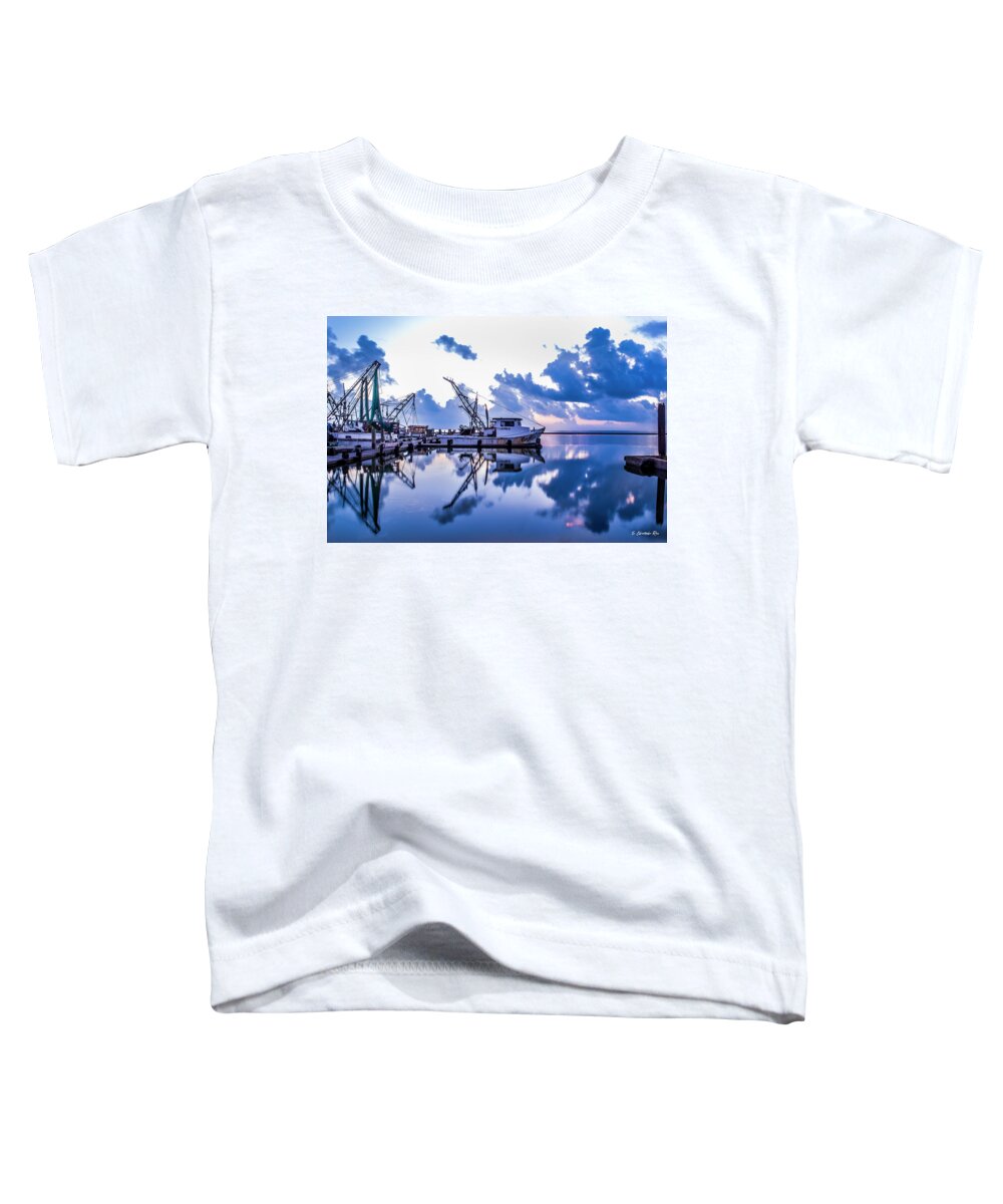 Blue Toddler T-Shirt featuring the photograph The Blues by Christopher Rice