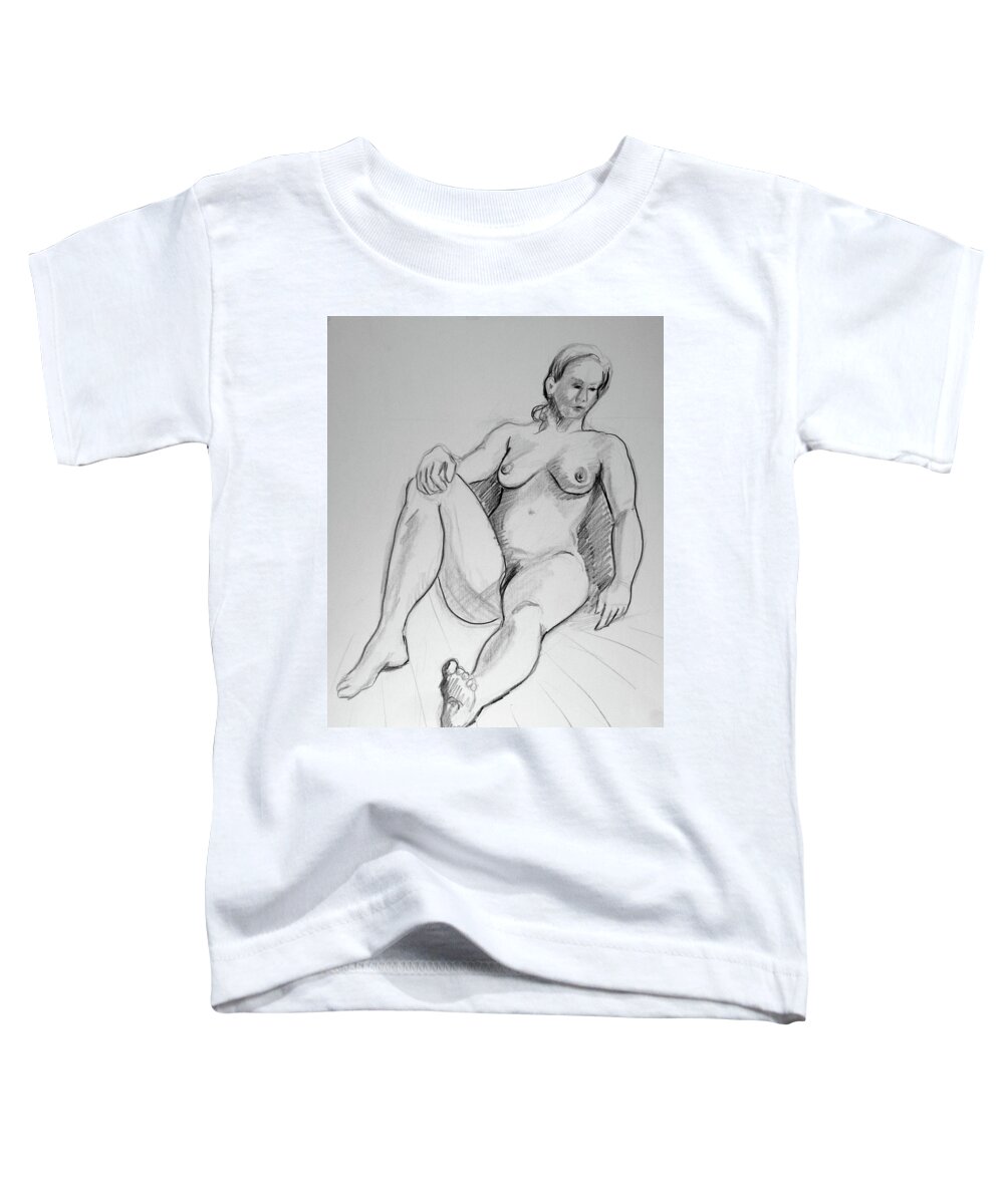 Sketch Toddler T-Shirt featuring the drawing 11 by Tom Morgan