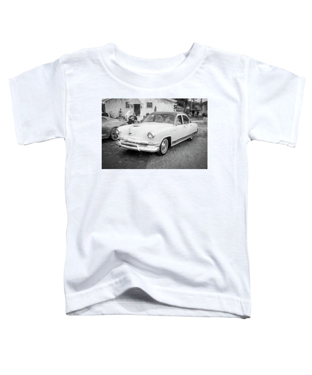 1953 Kaiser Manhattan Toddler T-Shirt featuring the photograph 1953 Kaiser Manhattan X102 by Rich Franco