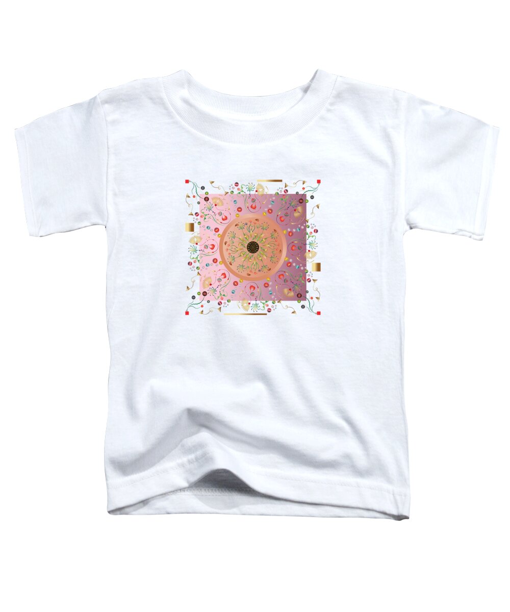 Modern Toddler T-Shirt featuring the digital art Kuklos No 4390 #2 by Alan Bennington