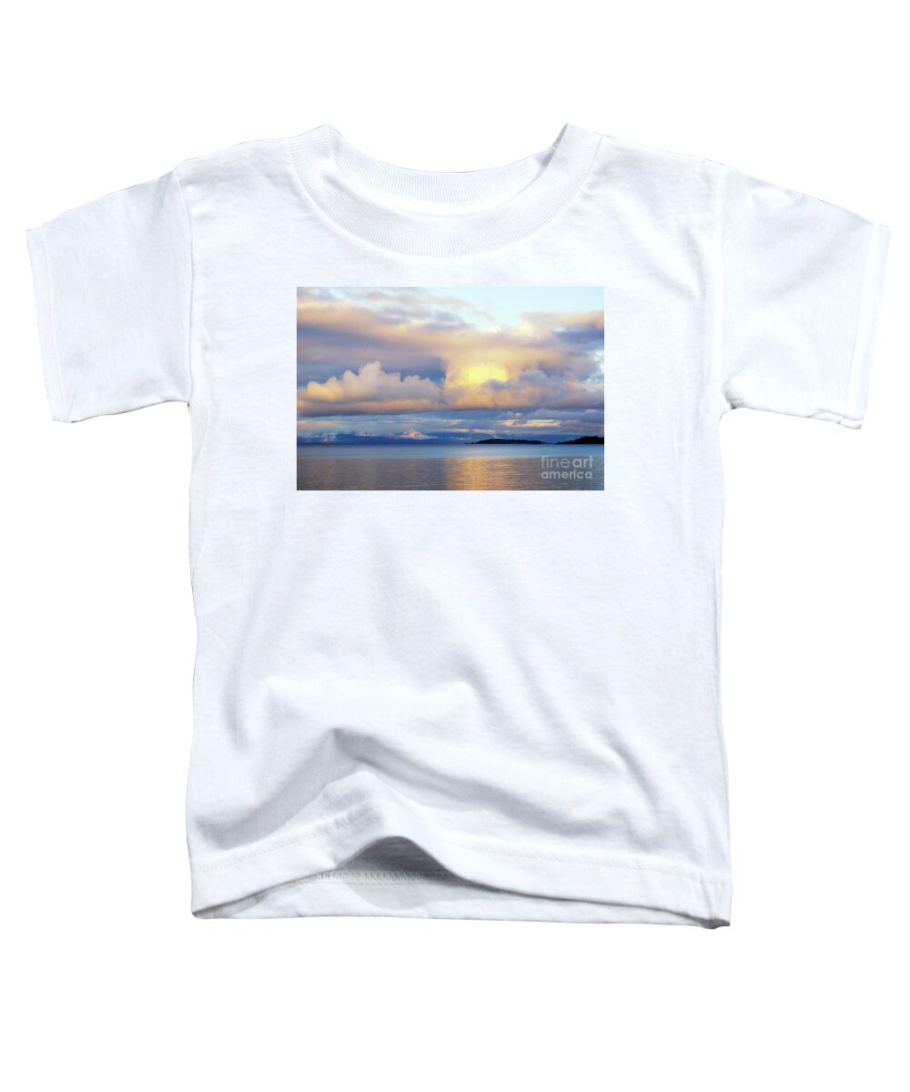 Sunset Serenade Vancouver Island Toddler T-Shirt featuring the photograph Sunset Serenade - Vancouver Island by Bob Christopher