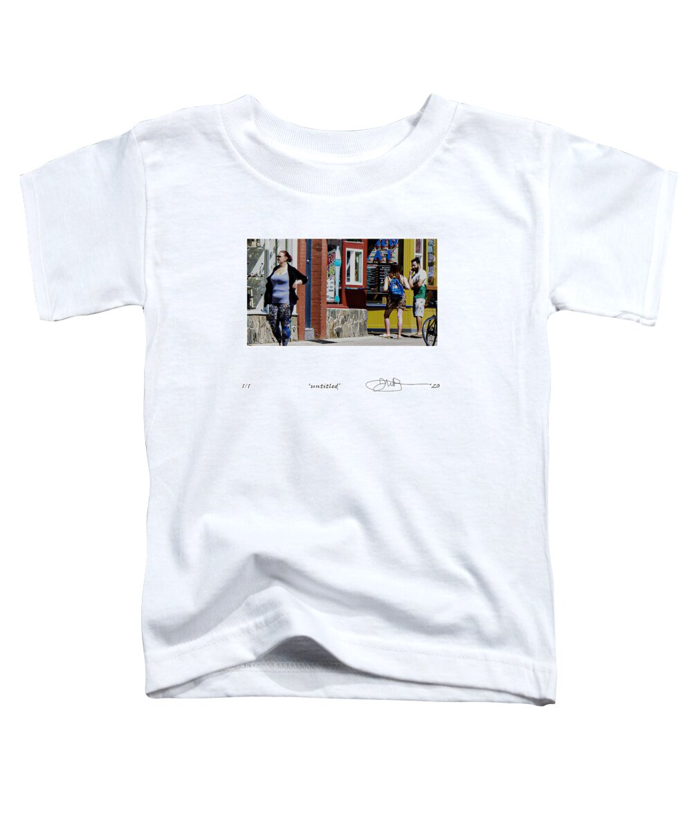 Signed Limited Edition Of 10 Toddler T-Shirt featuring the digital art 28 by Jerald Blackstock
