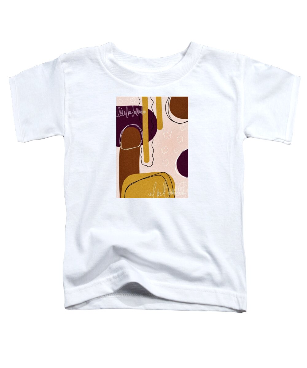 Abstrakt Toddler T-Shirt featuring the digital art Abstract Painting #3 by Nomi Morina