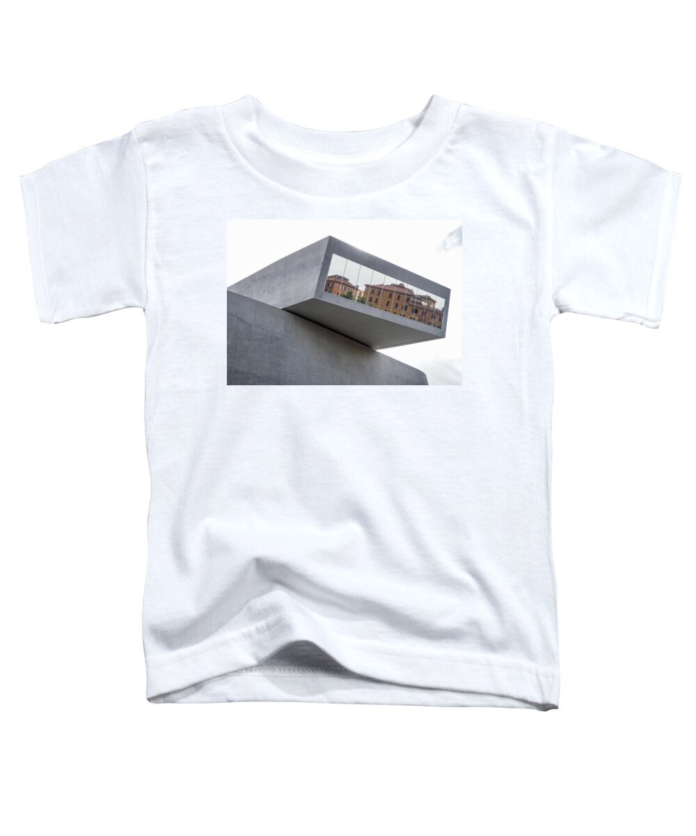Maxxi Toddler T-Shirt featuring the photograph MAXXI Museum in Rome, Italy #4 by Eleni Kouri