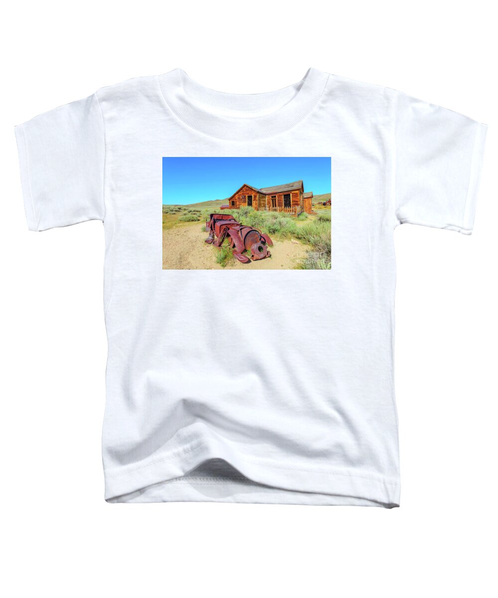Bodie Toddler T-Shirt featuring the photograph Vitange old american car #4 by Benny Marty