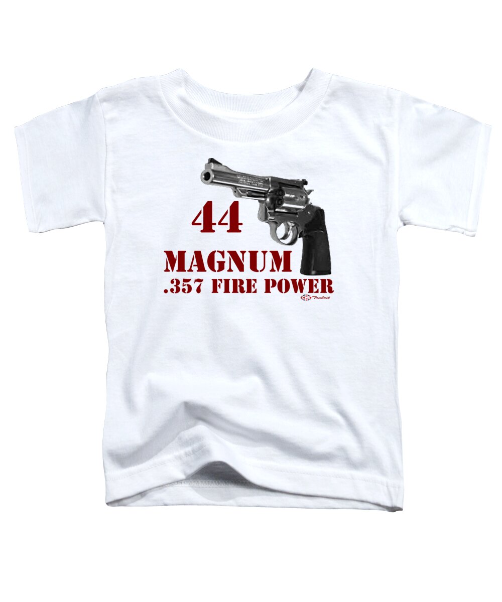 44 Magnum Toddler T-Shirt featuring the digital art 44 Magnum by John Palliser