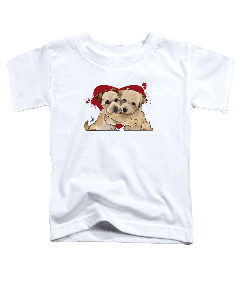 6347 Toddler T-Shirt featuring the drawing 6347 Mayer by John LaFree