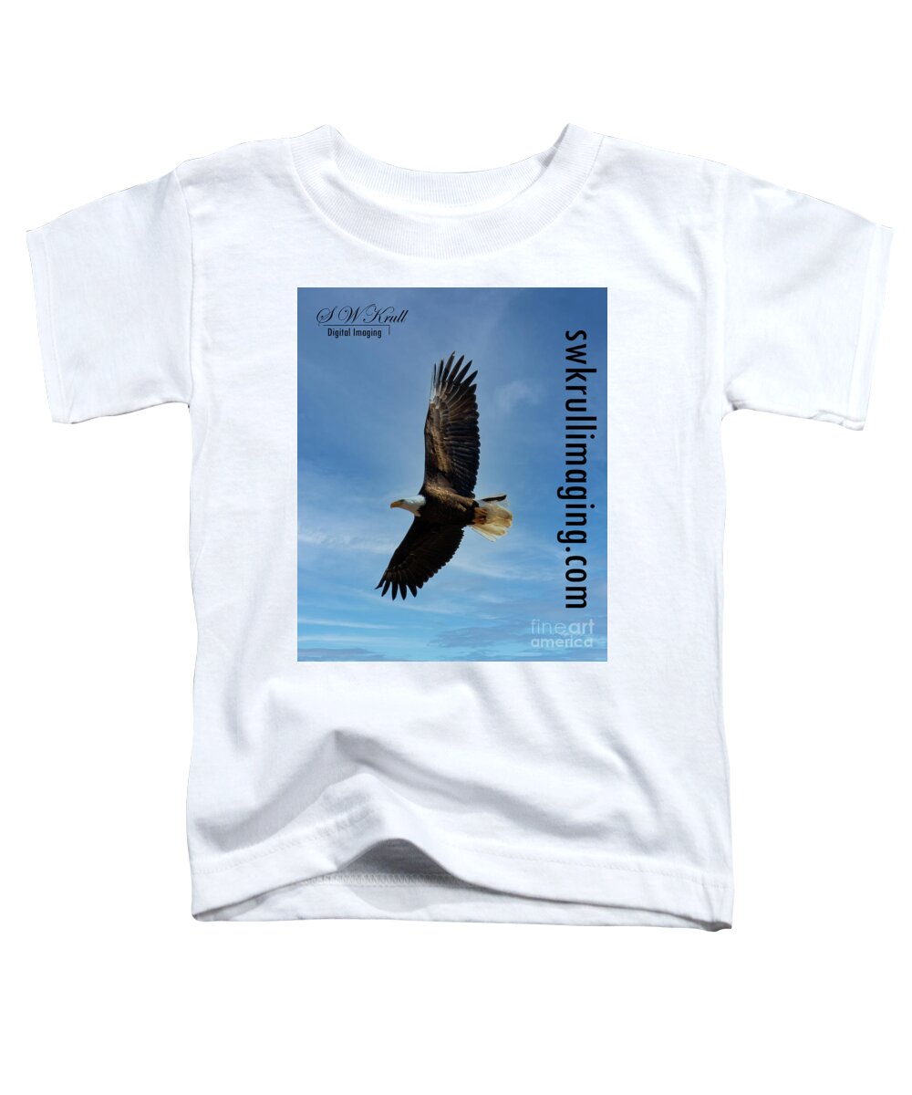 Eagles Toddler T-Shirt featuring the photograph Bald Eagles in Eleven Mile Canyon #9 by Steven Krull
