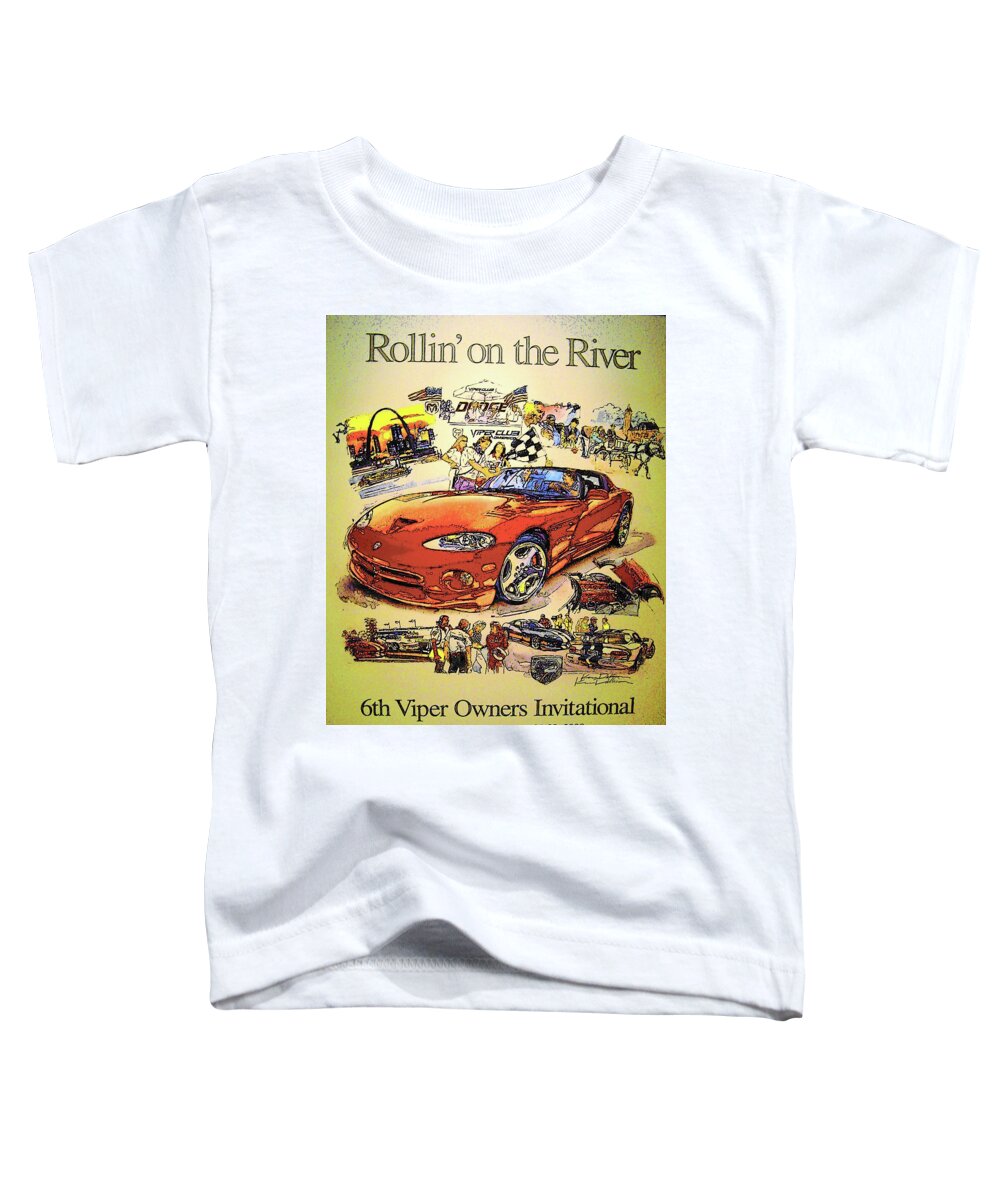 Automobiles Toddler T-Shirt featuring the photograph A Gathering of Vipers' by John Schneider