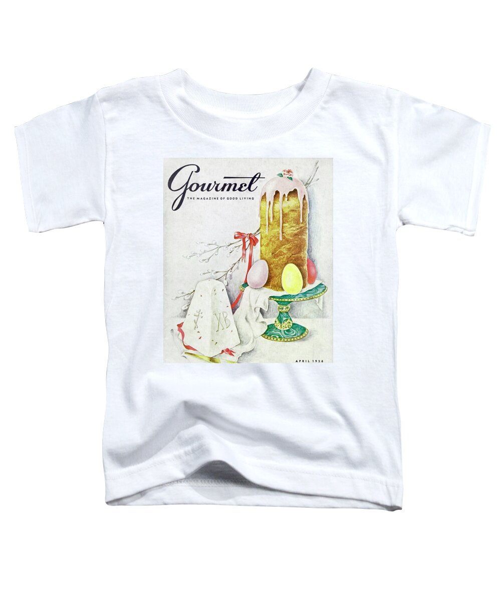 Food Toddler T-Shirt featuring the photograph A Gourmet Cover Of A Cake by Hilary Knight
