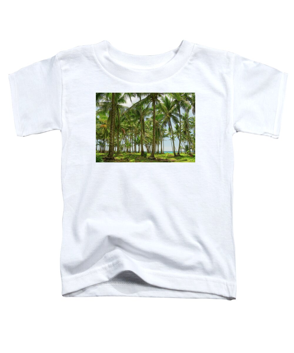 Paradise Toddler T-Shirt featuring the photograph A Little Ocean Blue by James BO Insogna