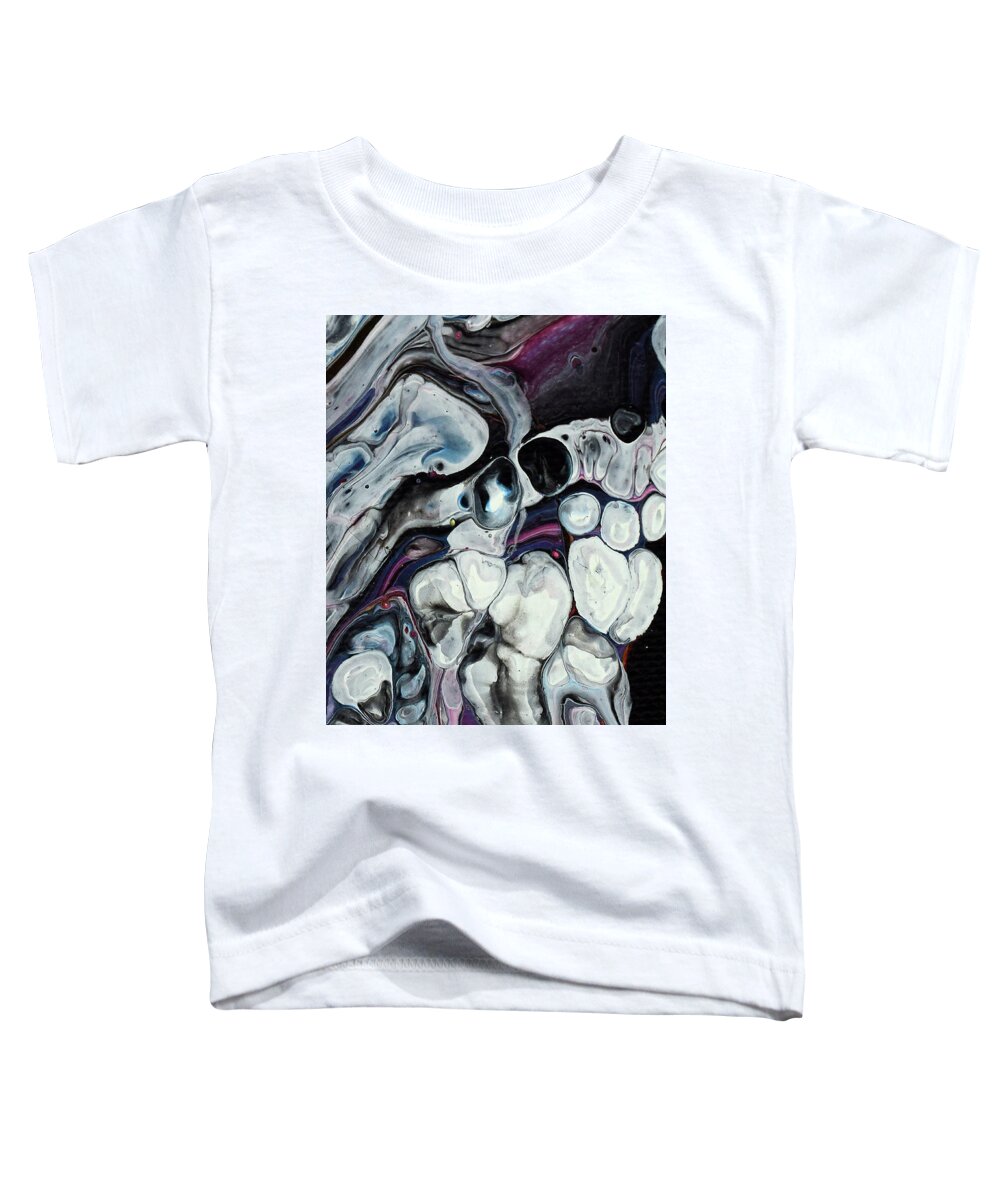  Toddler T-Shirt featuring the painting Abstract #4 by Sarra Elgammal