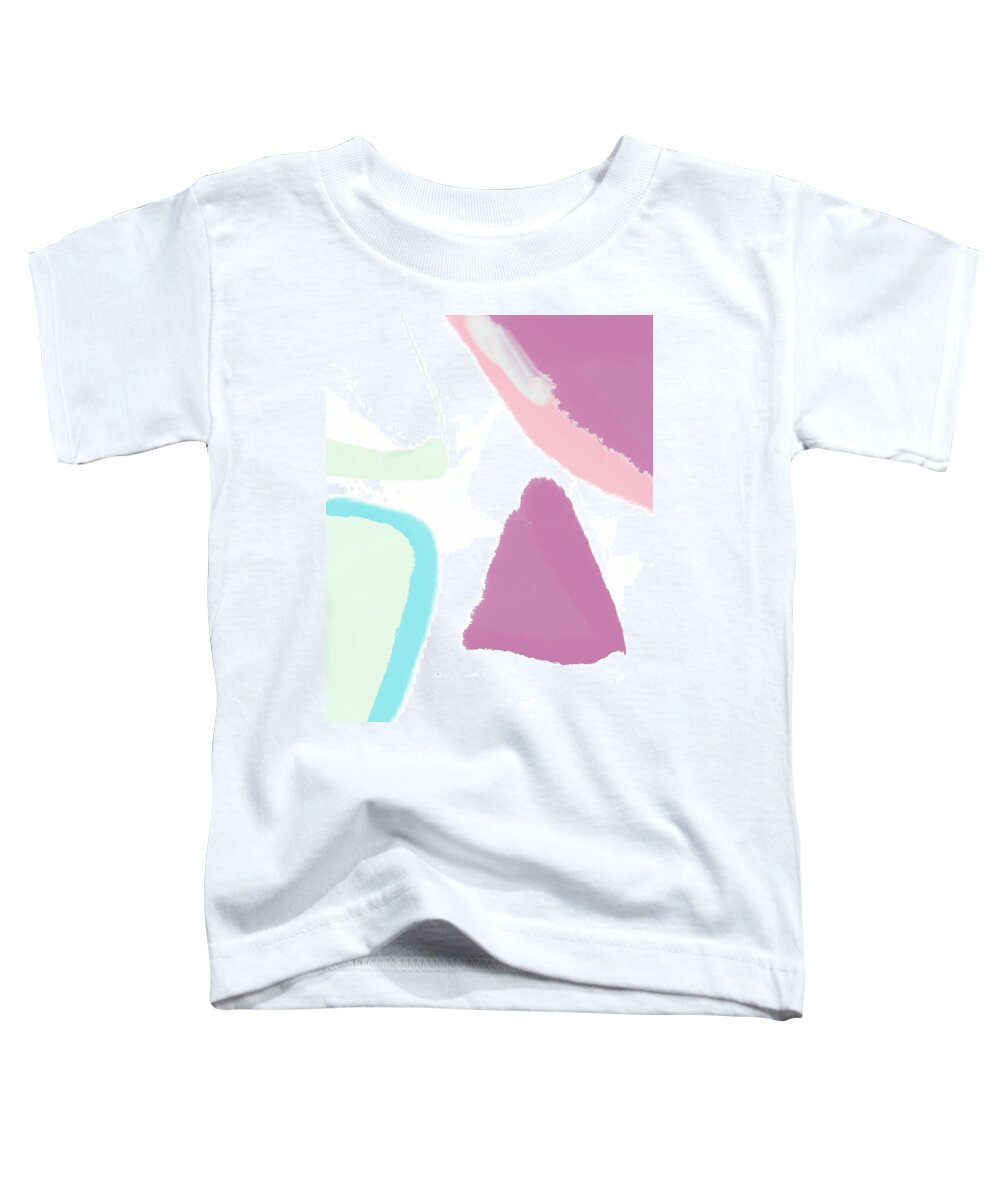 Digital Toddler T-Shirt featuring the digital art Abstract colour by Faa shie