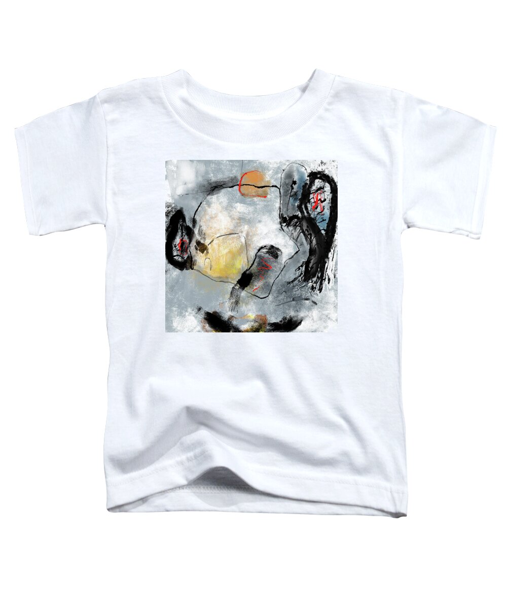 *db Toddler T-Shirt featuring the digital art Abstract painting 10 by Jeremy Holton