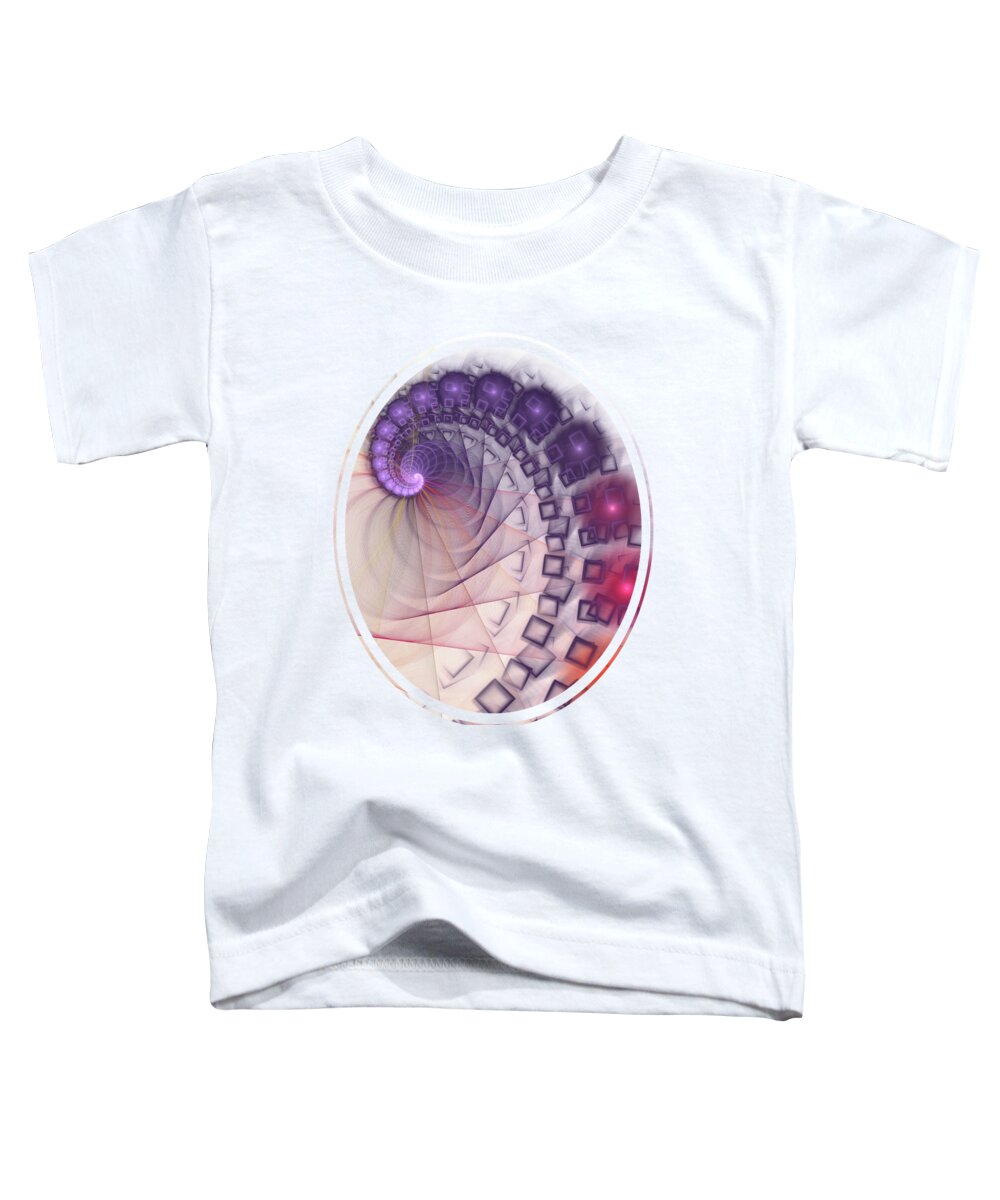 Quantum Toddler T-Shirt featuring the digital art Quantum Gravity by Anastasiya Malakhova