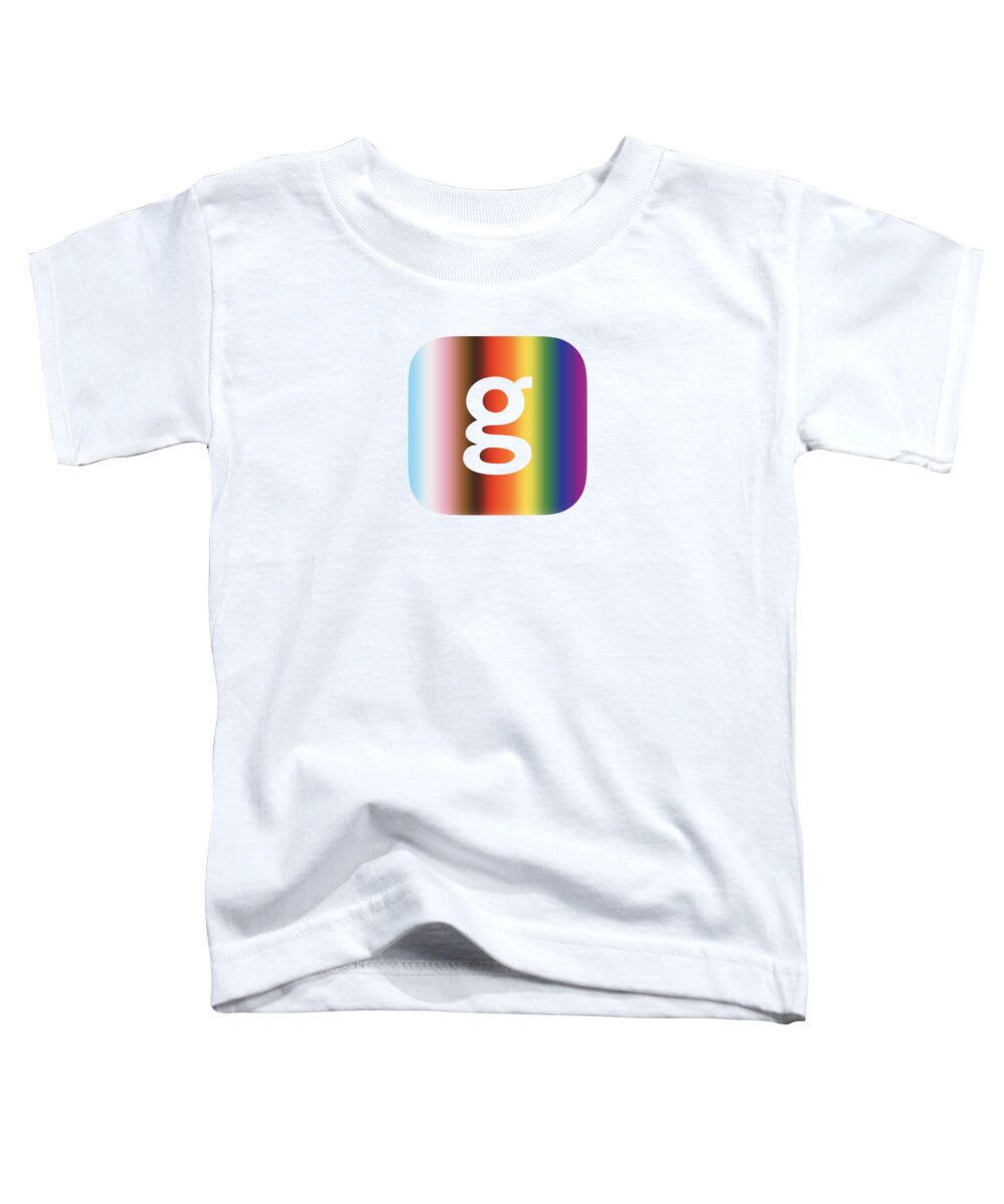 Pride Toddler T-Shirt featuring the digital art Getty Images Logo Pride Square by Getty Images
