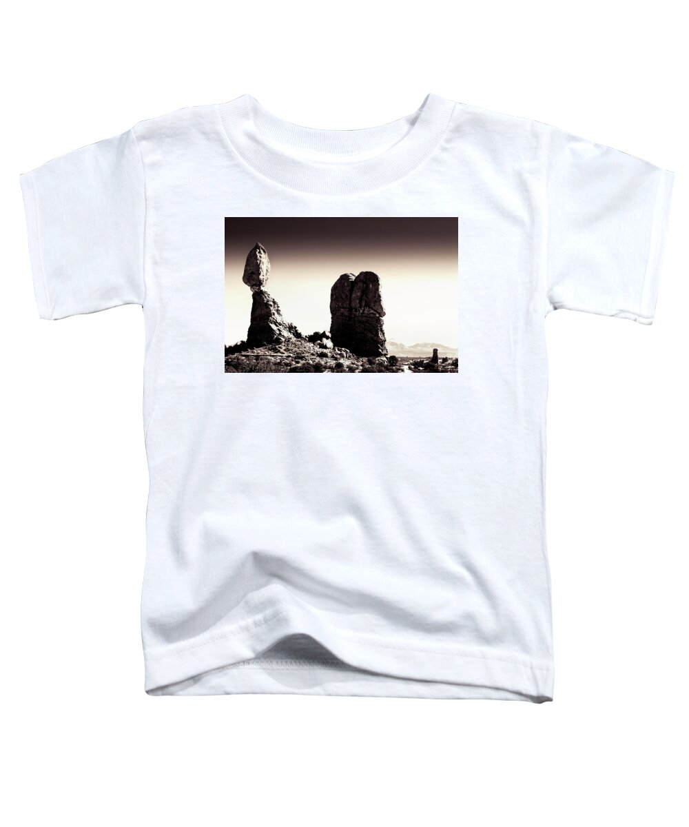 Utah Toddler T-Shirt featuring the photograph Balanced Rock by Mark Gomez