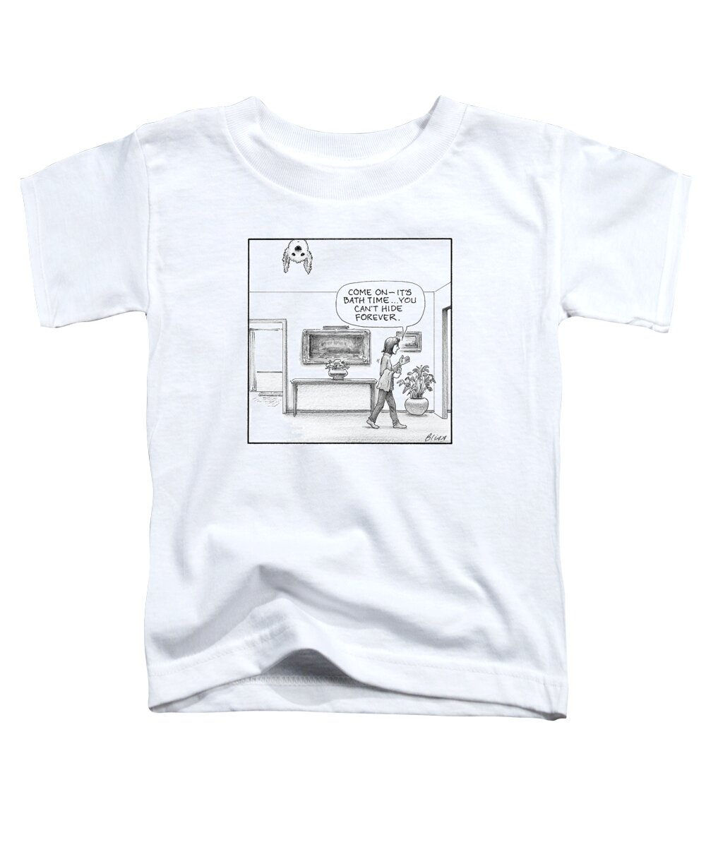 A24895 Toddler T-Shirt featuring the drawing Bath Time by Harry Bliss
