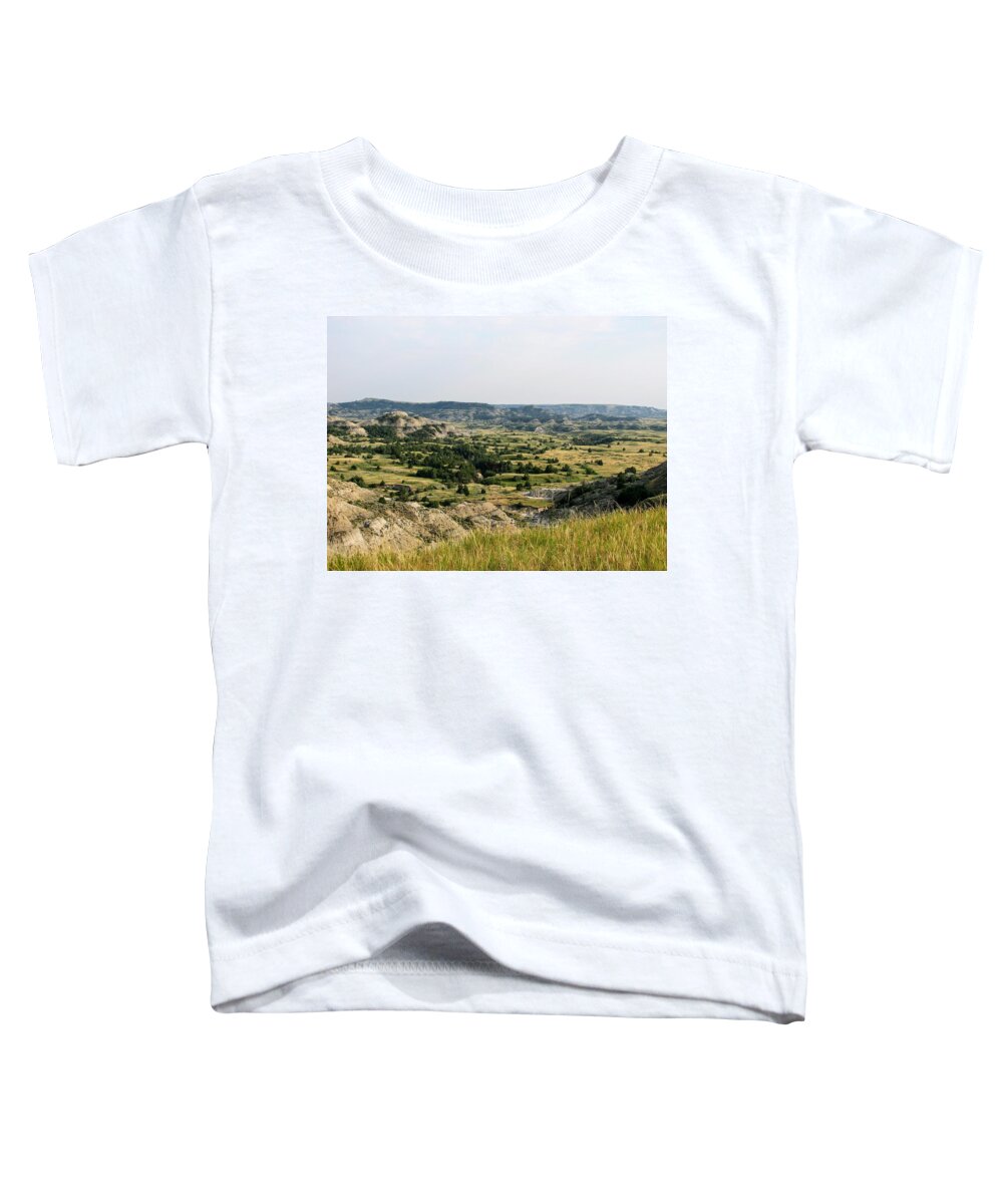 Clay Buttes Toddler T-Shirt featuring the photograph Between the Buttes by Amanda R Wright
