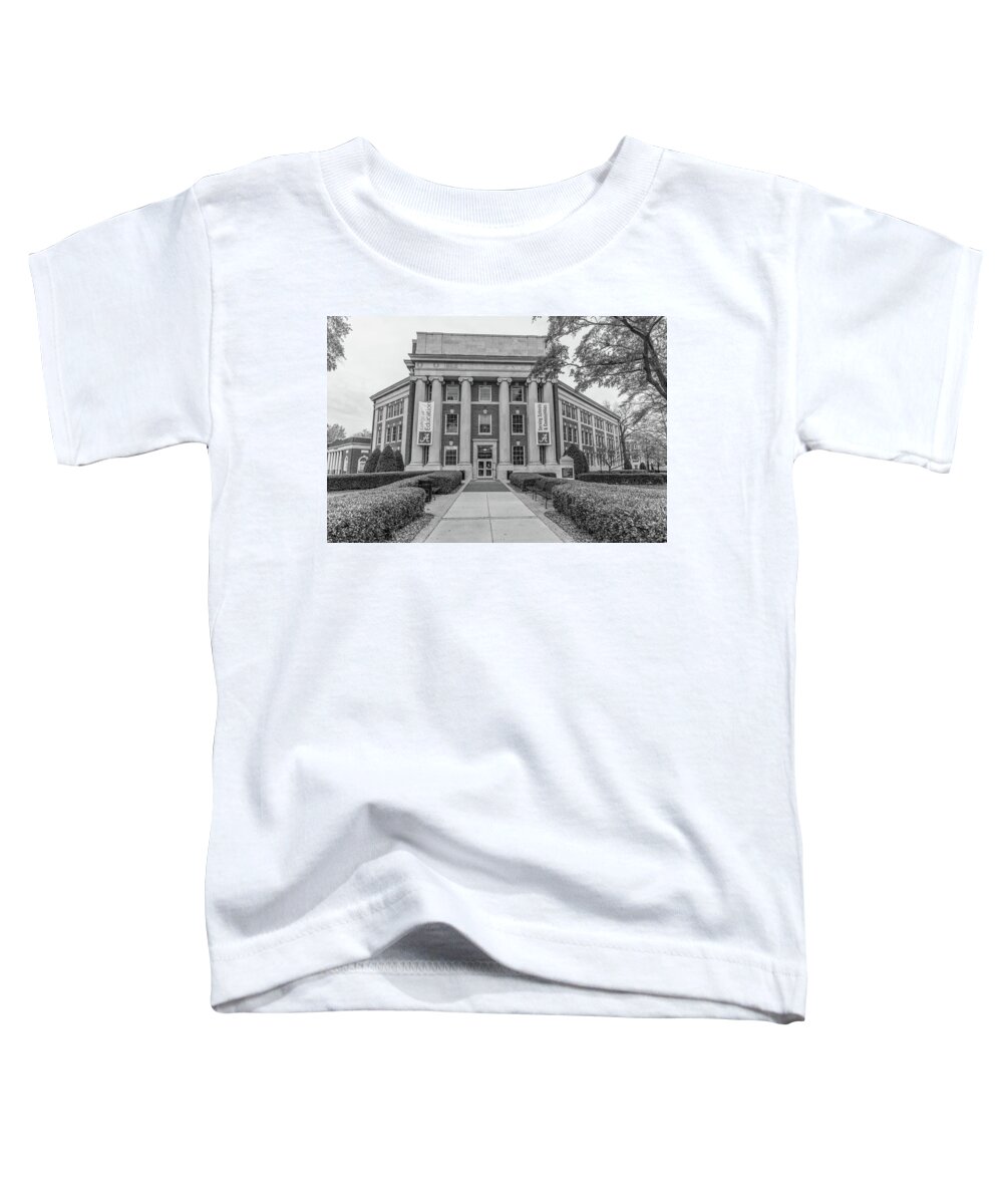 Alabama Toddler T-Shirt featuring the photograph Bibb Graves Hall by John McGraw