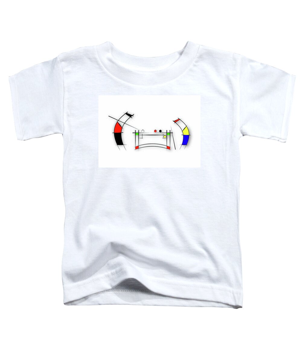 Snooker Toddler T-Shirt featuring the digital art Biliard s by Pal Szeplaky