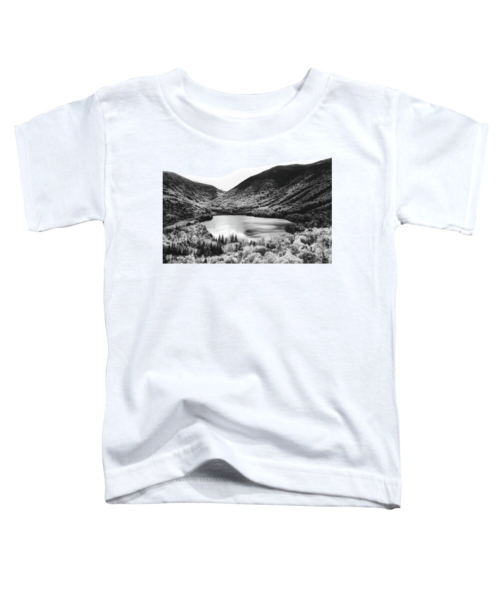 Artist Bluff Trail Toddler T-Shirt featuring the photograph Black And White Arist Bluff by Dan Sproul