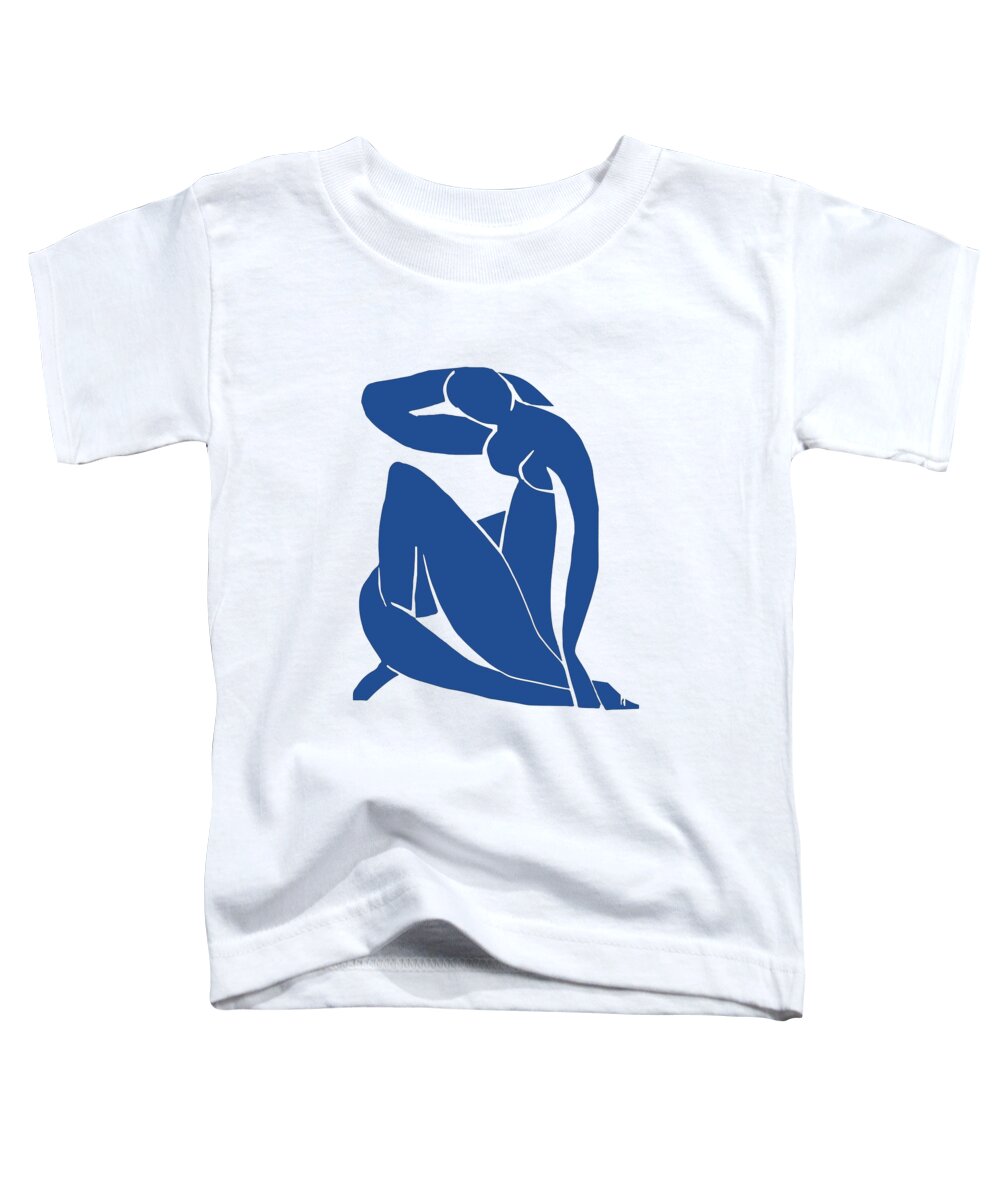 Blue Nude 2 Toddler T-Shirt featuring the painting Blue Nude II by Matisse