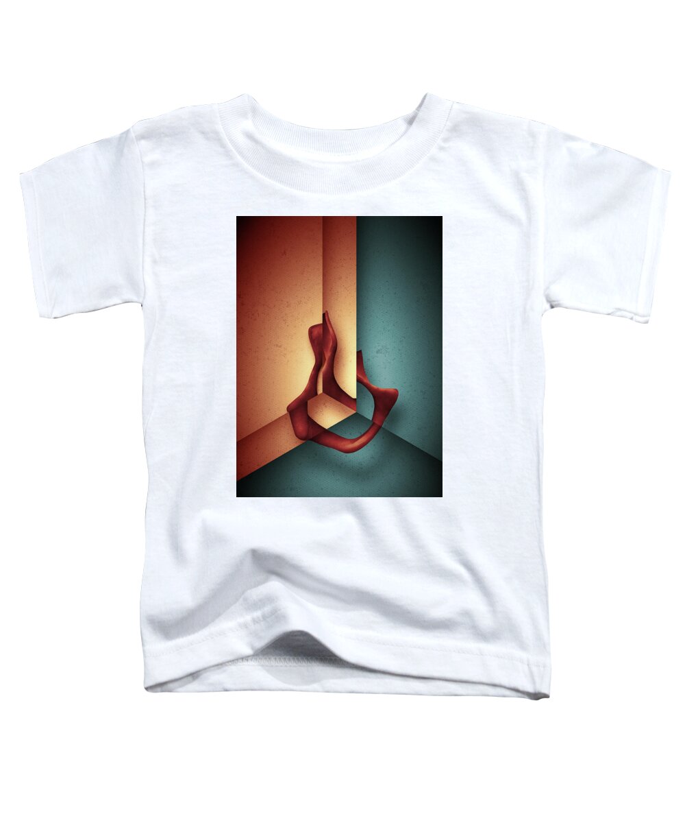 Graphic Toddler T-Shirt featuring the photograph Cacoethes vii by Joseph Westrupp