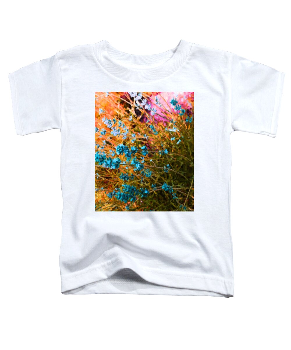 Floral Art Toddler T-Shirt featuring the painting Carmela Laino by Trask Ferrero