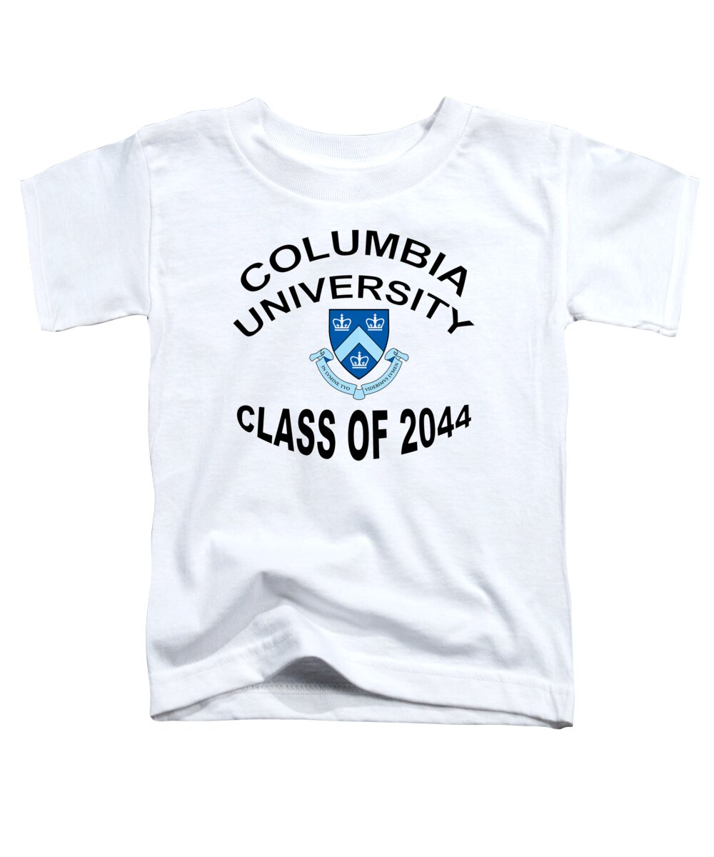 Columbia Toddler T-Shirt featuring the digital art Columbia University Class Of 2044 by Movie Poster Prints