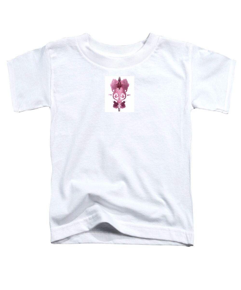 Ink Blot Toddler T-Shirt featuring the painting Crown Chakra by Stephenie Zagorski