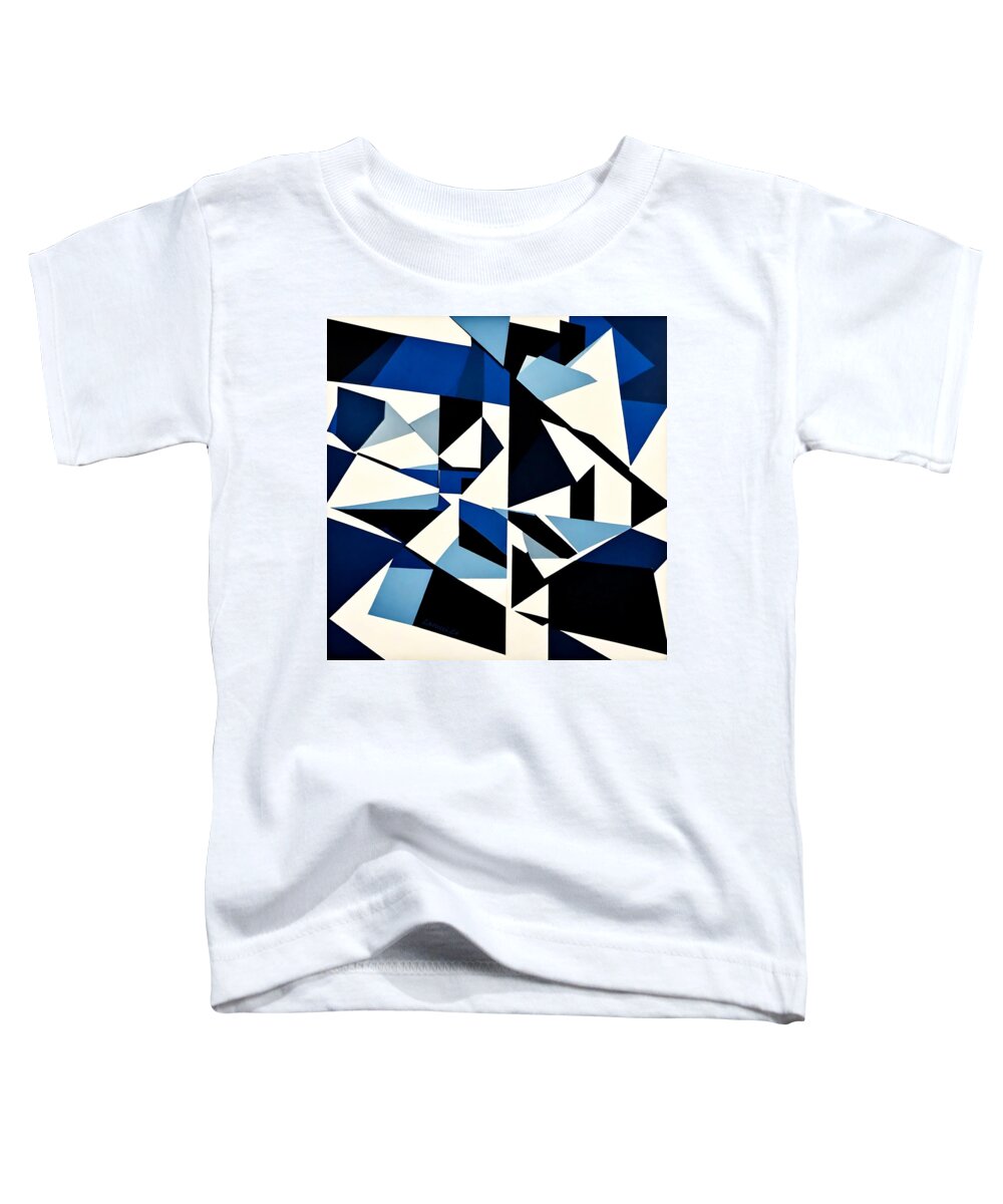 Art Toddler T-Shirt featuring the digital art Cube - No.25 by Fred Larucci