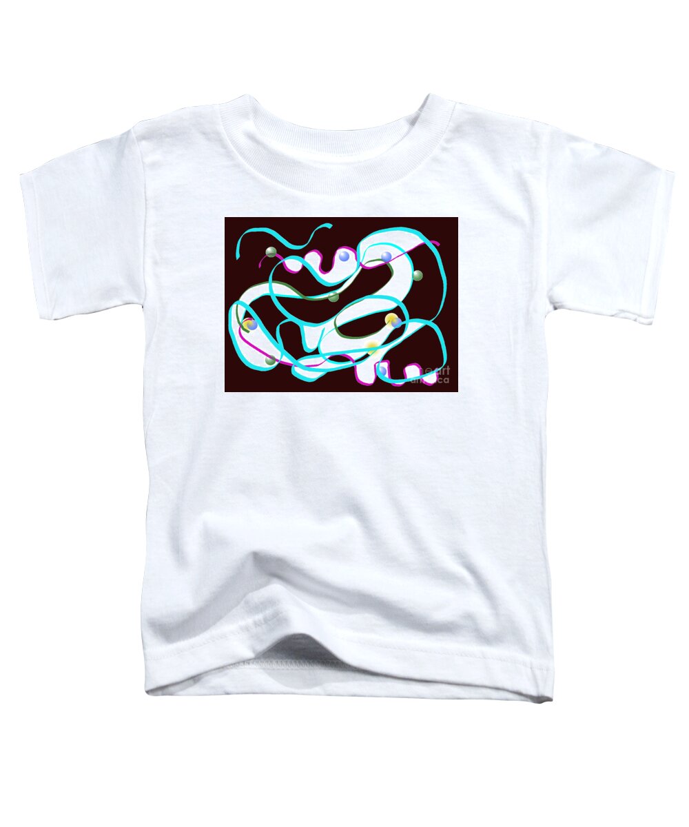 Digital Toddler T-Shirt featuring the digital art czlligMG by Kae Cheatham