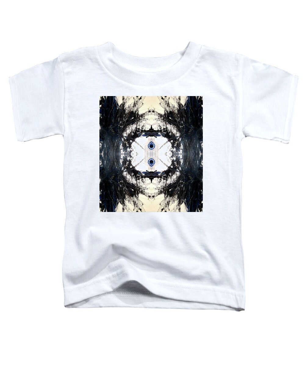 Abstract Toddler T-Shirt featuring the painting Deep Thinker by Stephenie Zagorski
