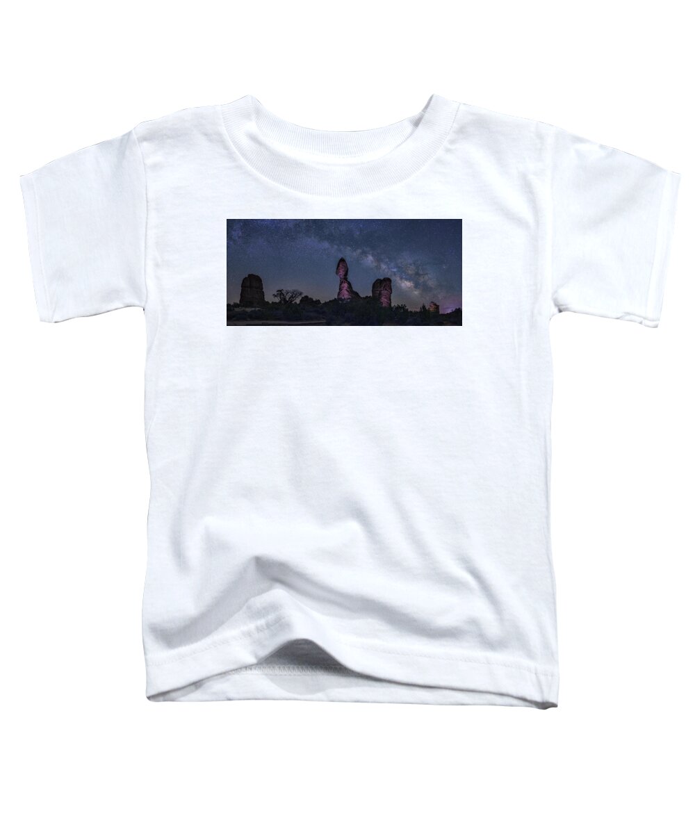 Utah Toddler T-Shirt featuring the photograph Desert Stars by Robert Fawcett