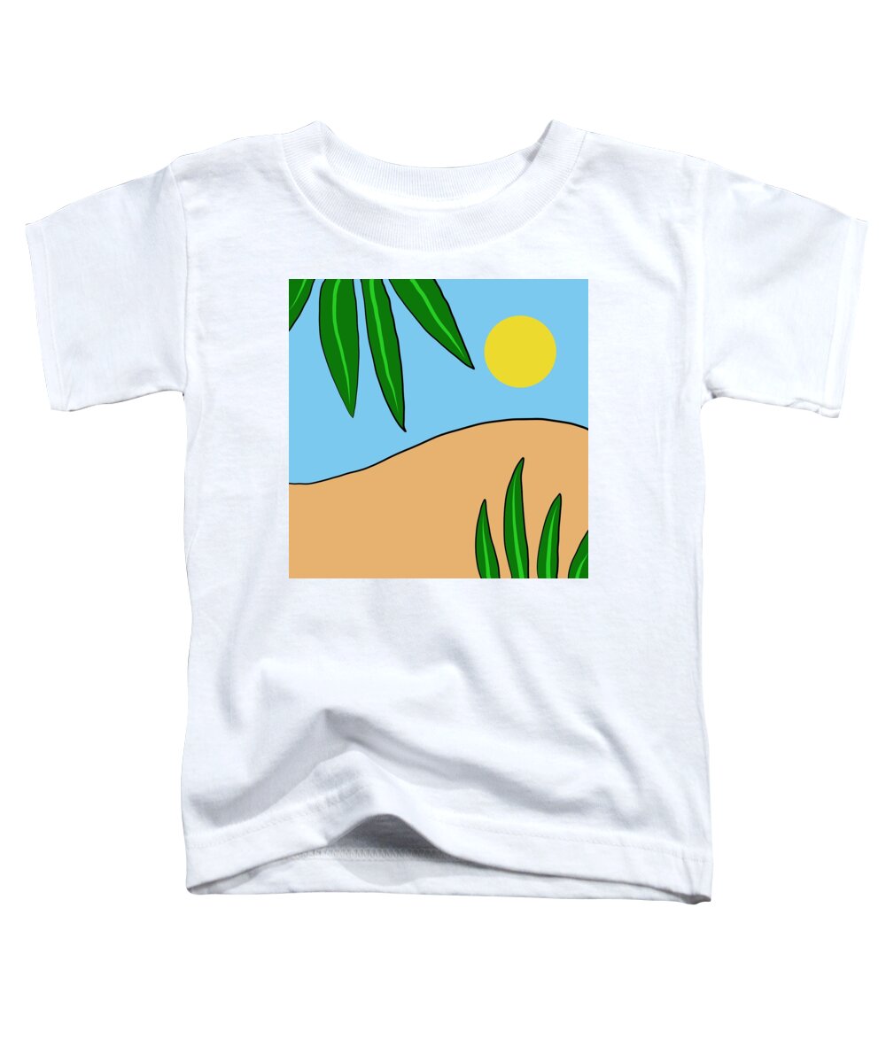 Abstract Toddler T-Shirt featuring the digital art Design 224 by Lucie Dumas