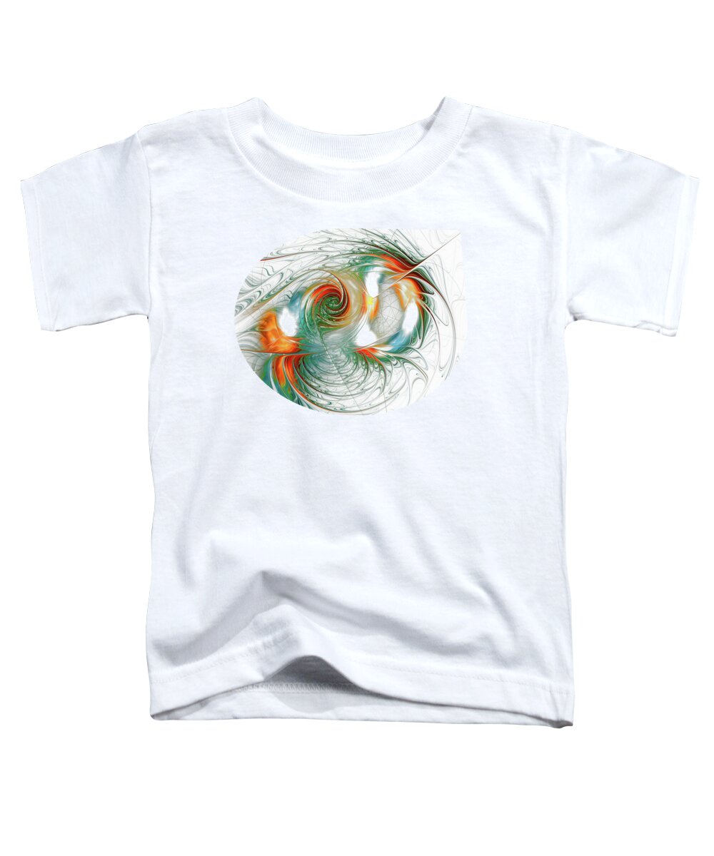 Fractal Toddler T-Shirt featuring the digital art Development by Anastasiya Malakhova