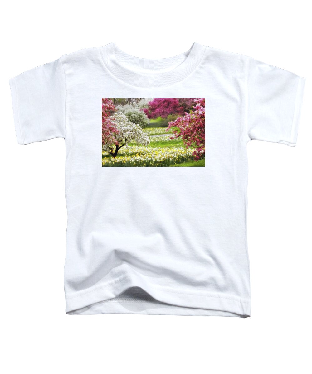 New York Toddler T-Shirt featuring the photograph Divine Daffodils by Jessica Jenney