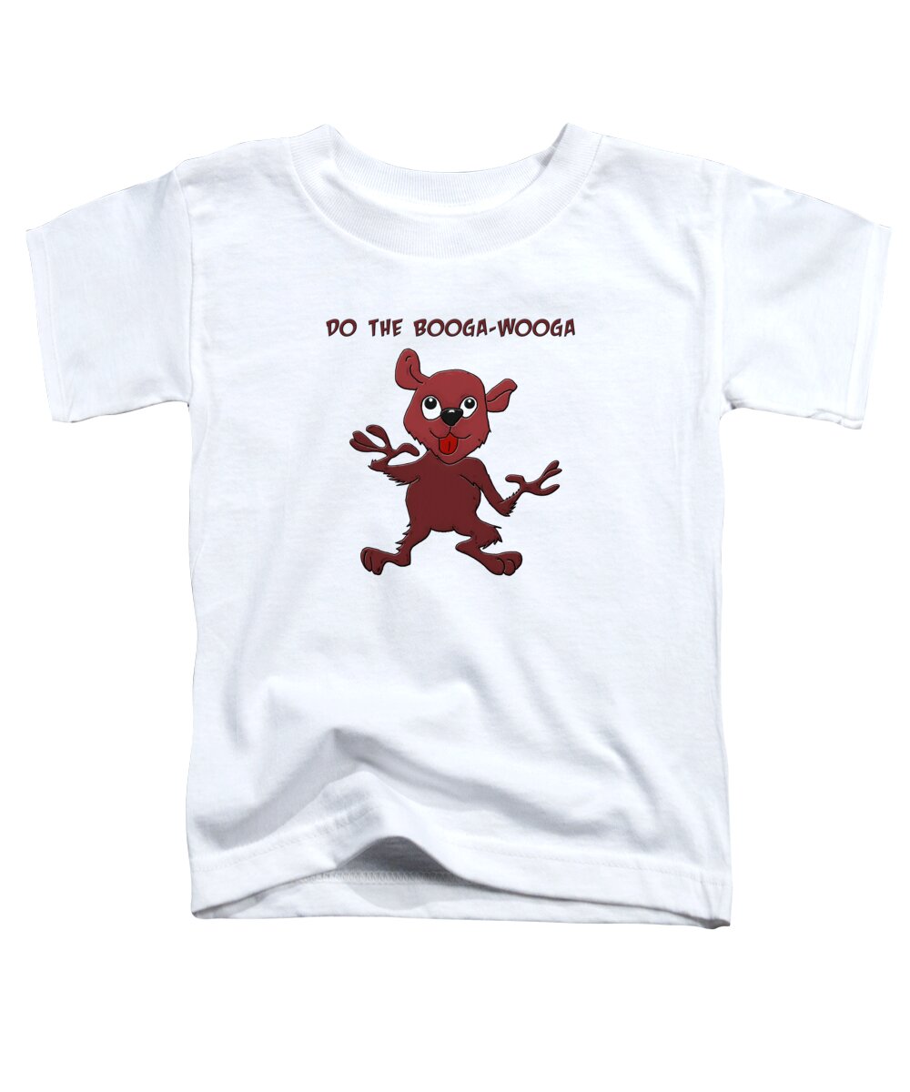 Dance Toddler T-Shirt featuring the digital art Do the Booga Wooga by John Haldane