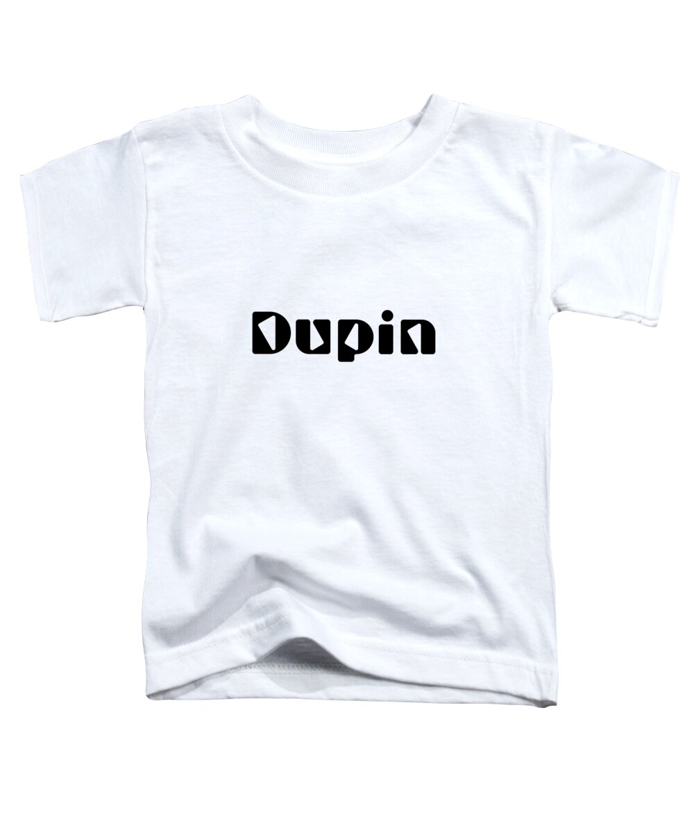 Dupin Toddler T-Shirt featuring the digital art Dupin by TintoDesigns