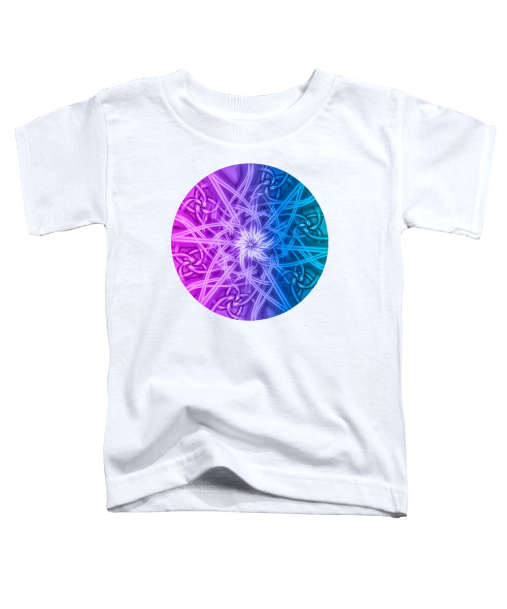 Was A Photograph Toddler T-Shirt featuring the digital art Fractal by Spikey Mouse Photography