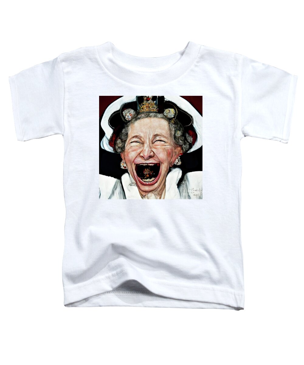 Queen Elizabeth Toddler T-Shirt featuring the photograph Gaels of Laughter 01 by Jack Torcello