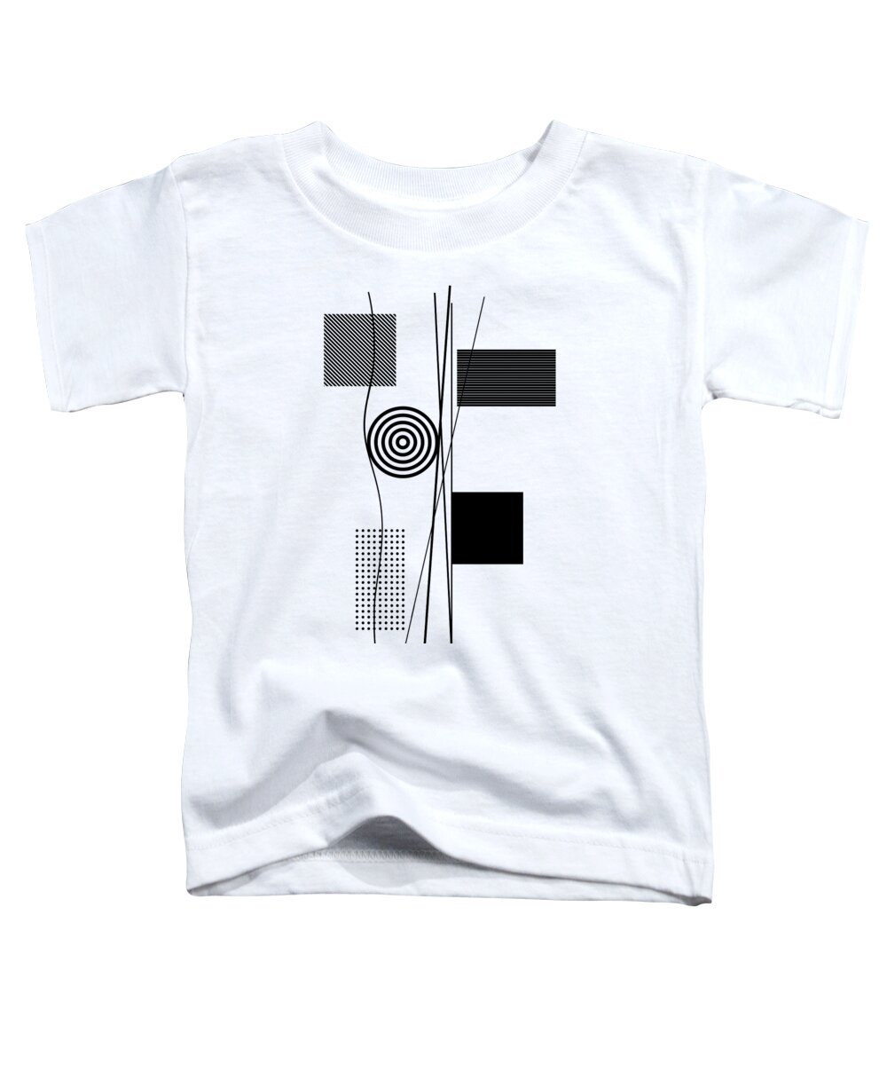 Geometry Toddler T-Shirt featuring the digital art Geometry by Linda Lees
