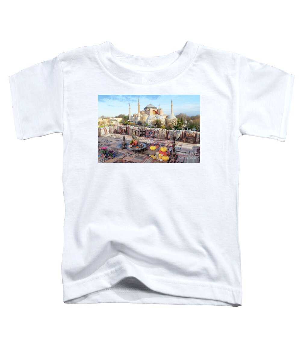 Hagia Sophia Toddler T-Shirt featuring the photograph Hagia Sophia cathedral by Anastasy Yarmolovich
