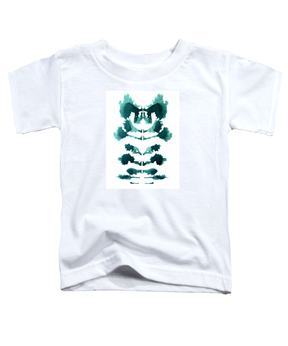 Ink Blot Toddler T-Shirt featuring the painting Heart Chakra by Stephenie Zagorski