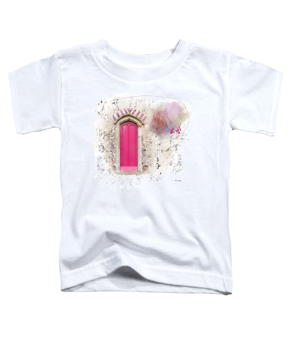 Door Toddler T-Shirt featuring the mixed media Heaven's Door by Moira Law