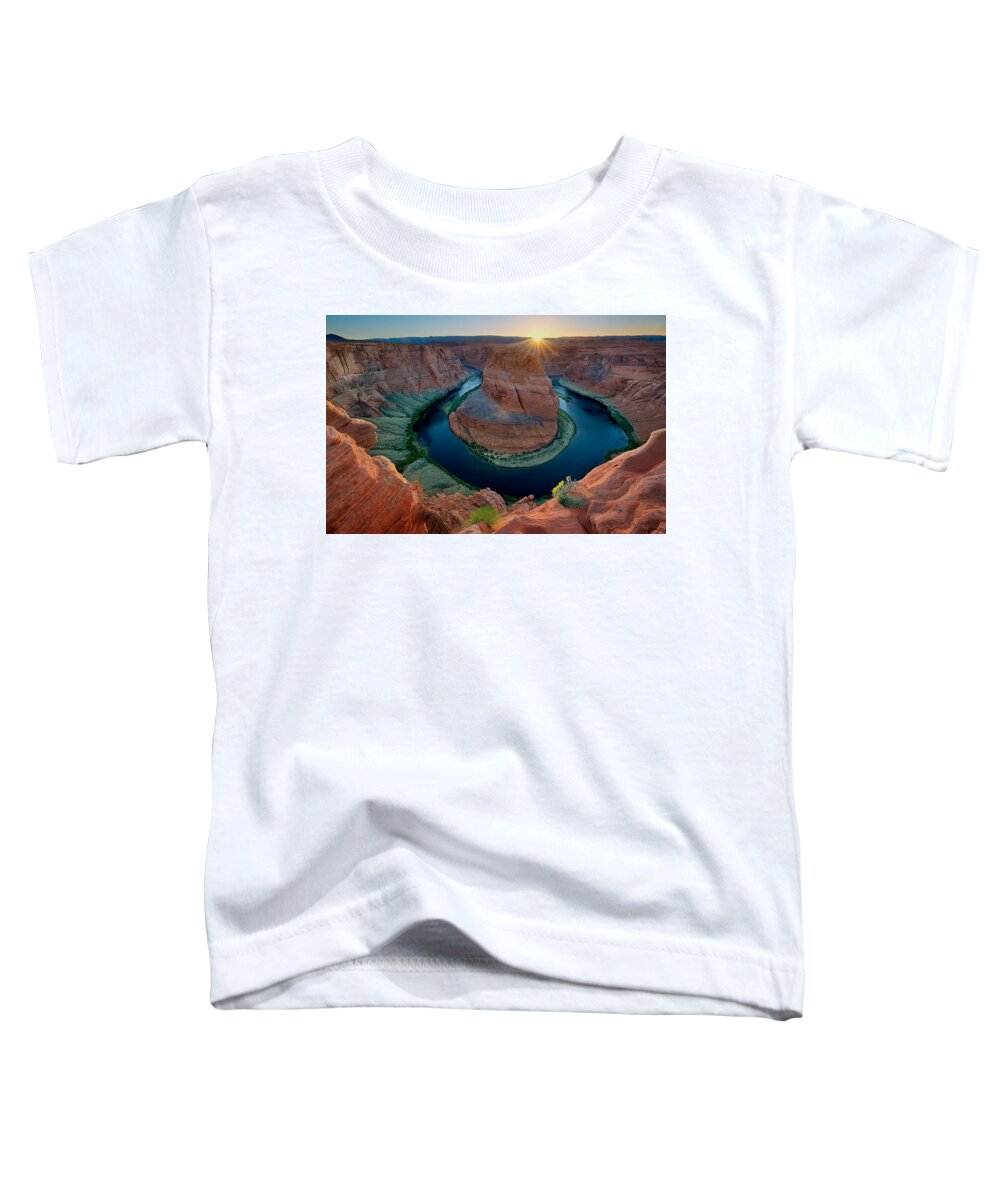 Horseshoe Bend Toddler T-Shirt featuring the photograph Horseshoe Bend by Peter Boehringer